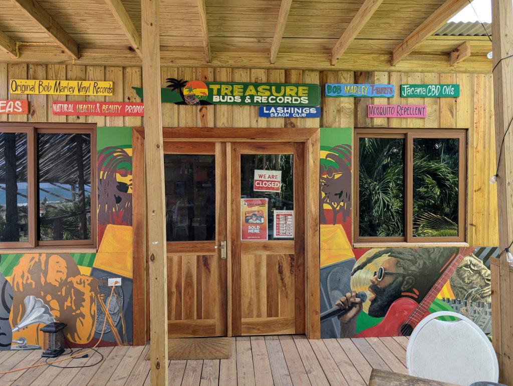 Treasure Buds and Records souvenir shop complete the Lashings experience.