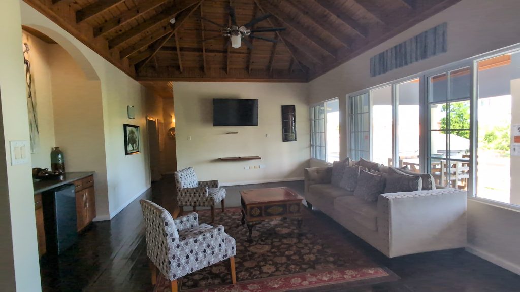 Interior room at Blue Paloma Bed and Breakfast in Lucea Hanover with modern amenities