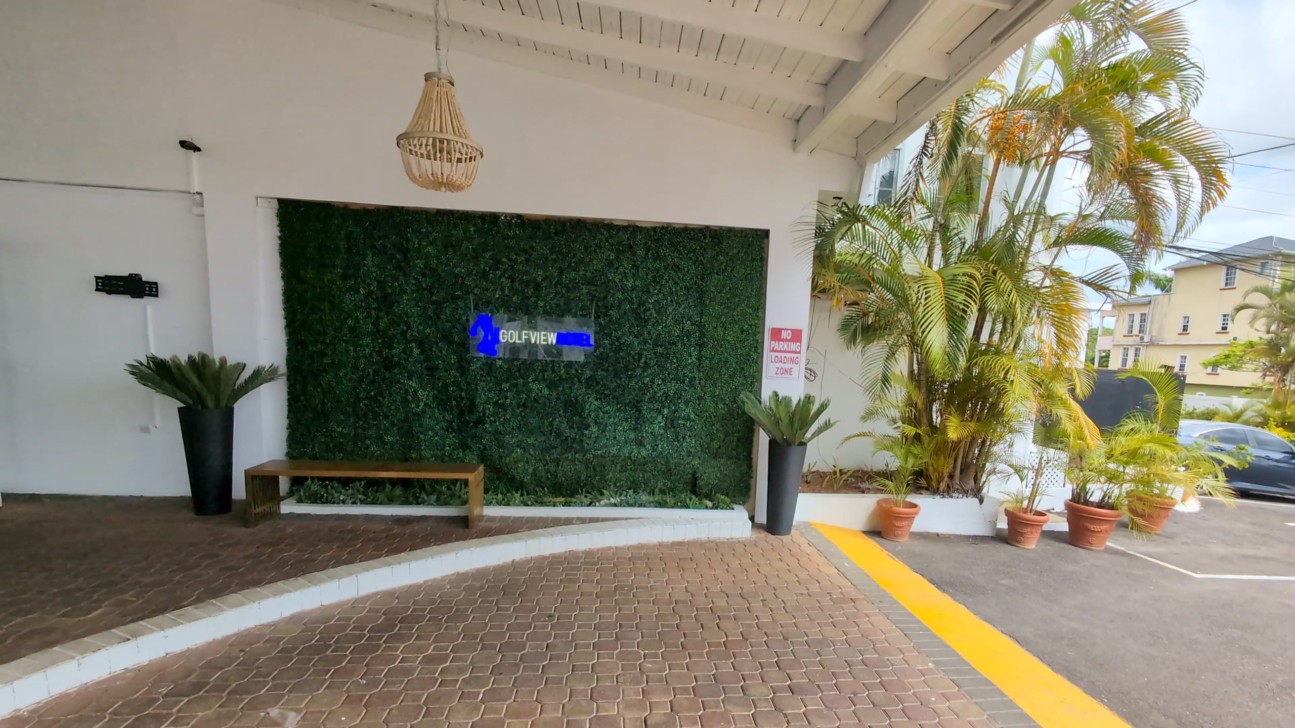 Exterior view of Golf View Hotel in Mandeville, Manchester, Jamaica