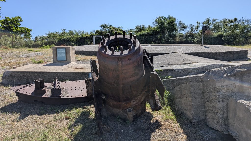 “Fort Charles in Port Royal with cannons overlooking Kingston Harbor”