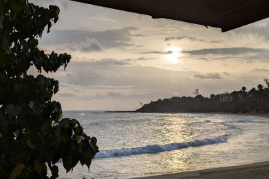 Sunset over Frenchman's Bay in Treasure Beach Jamaica