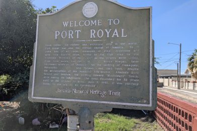 “Aerial view of Port Royal, Kingston and St. Andrew, Jamaica”