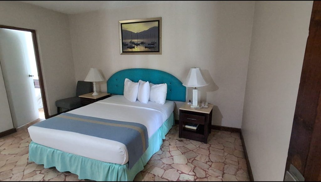 "Modern room inside a standalone cabin at Toby’s Resort Montego Bay”