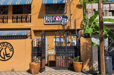 Entrance to Bunny Lee Museum on Burns Avenue Kingston Jamaica