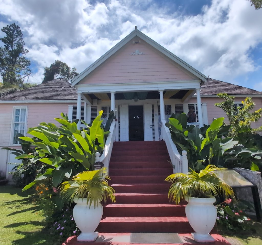 Historic Great House at Craighton Estate in the Blue Mountains of Jamaica.